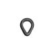 Tear Drop Rig Black Ring Size 4.5mm