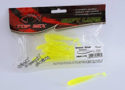 Top Mix Shiner Shad Chartreuse 76 mm