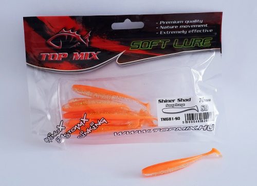 Top Mix Shiner Shad Sunny Orange 76 mm