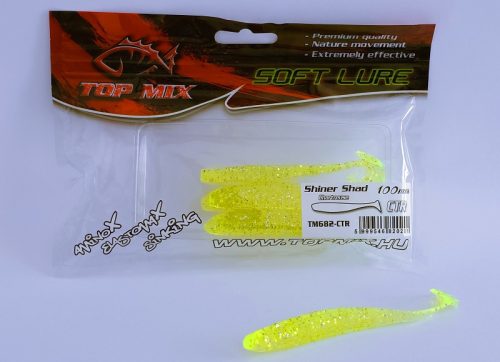 Top Mix Shiner Shad Chartreuse 100 mm