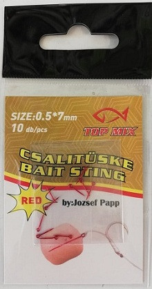 TOP MIX Red Csalitüske Waftersekhez, 0,5x7mm